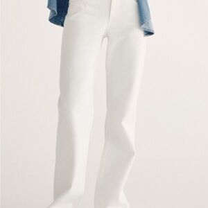 Zara Mid-Rise Wide Leg Jeans